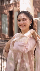 Lawn-3PC Embroidered Shirt with Digital Printed Jacquard Dupatta-1422