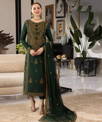 Dhanak 3PC Embroidered With Chiffon Embroidered Dupatta-658