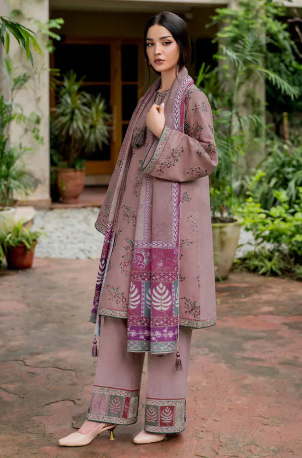 Jazmin - 3PC Lawn Embroidered Dress - FFU0142 - Farakh Fabrics
