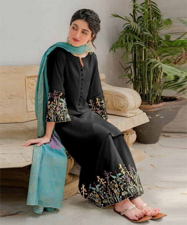 Dhanak 3PC Embroidered-626