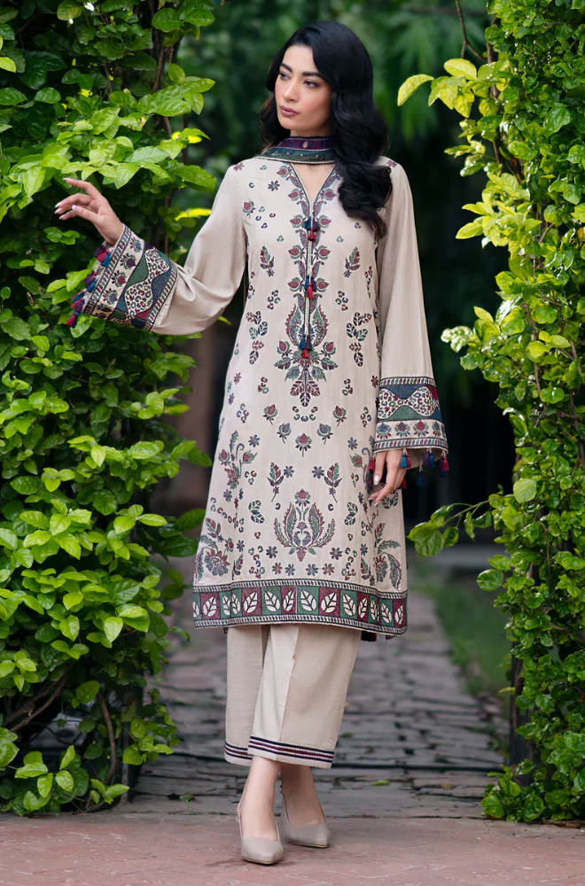 Jazmin - 3PC Lawn Embroidered Suit - FFU0178 - Farakh Fabrics