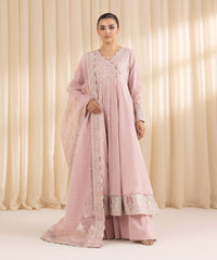 Lawn-3PC Embroidered Shirt with Organza Embroidered Dupatta-1409