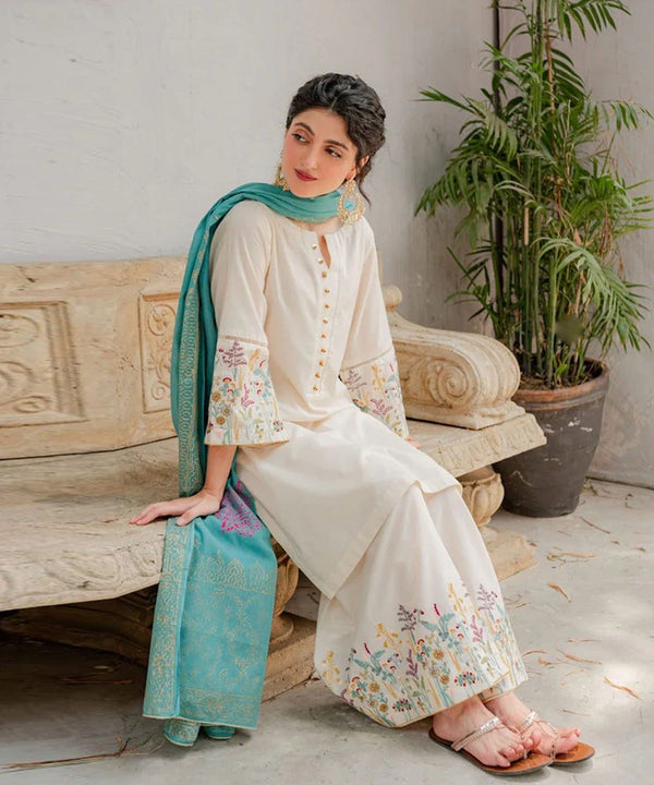 Dhanak 3PC Embroidered-624