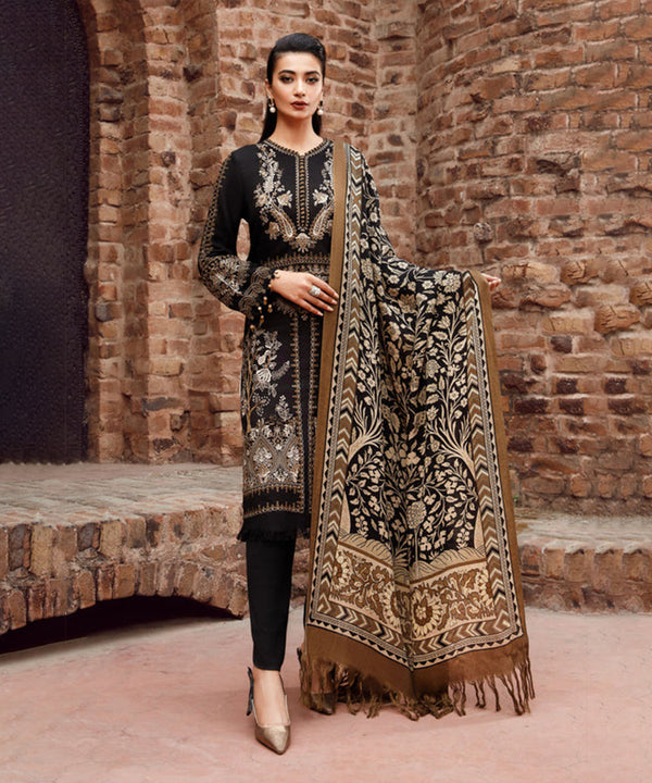 Lawn-3PC Embroidered Shirt with Digital Printed Jacquard Dupatta-1171