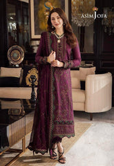 Asim Jofa Dhanak 3PC Embroidered With Chiffon Embroidered Dupatta-673
