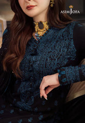 Lawn-3PC Embroidered Shirt with Organza Embroidered Dupatta-1064